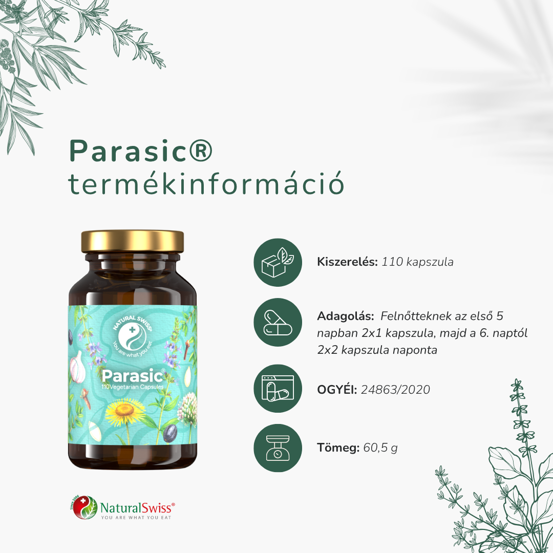 Parasic termékinformáció
