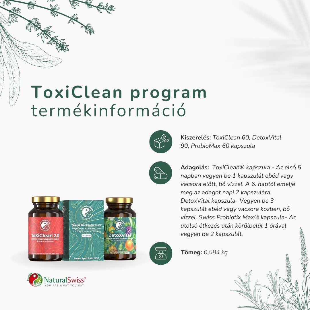 ToxiClean Program - termékinformáció