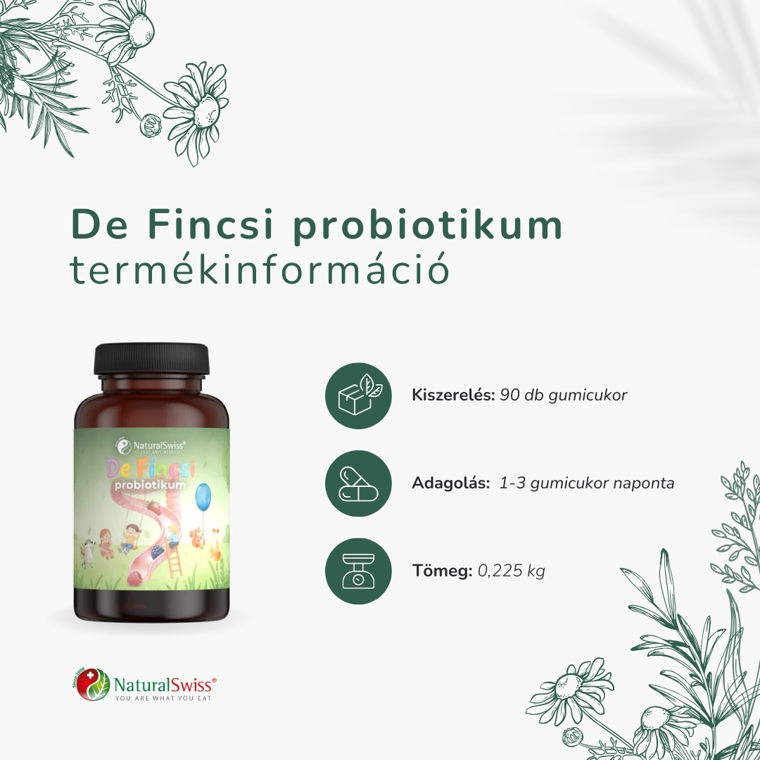 De Fincsi probiotikum termékinformáció